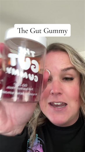 This has helped me so much with bloating and regular bathroom trips! #thegutgummy #tribiotic #guthealth #bloating #constipation @The Gut Gummy