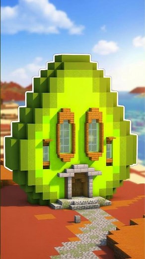 Minecraft Creative Avocado House Design 🥑
