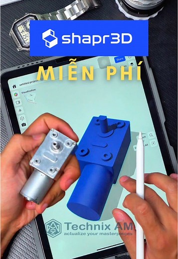 Hướng dẫn sử dụng Shapr3D miễn phí cho sinh viên