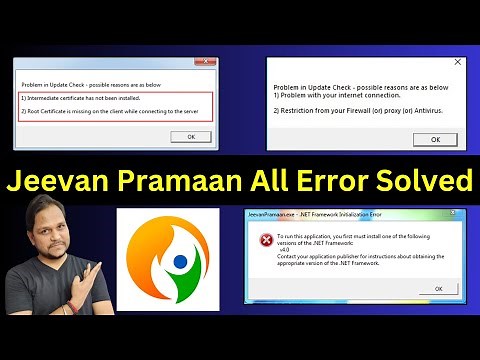 SOLVED Jeevan Pramaan Internet Connection Firewall Proxy Antivirus Root or Intermediate Certificate