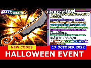 NEW CODES WORK *UPDATE16* [NEW HALLOWEEN EVENT] Sword Simulator ROBLOX | LIMITED CODES TIME