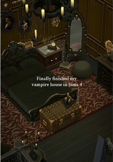 Dark Vampire Build Showcase in Sims 4