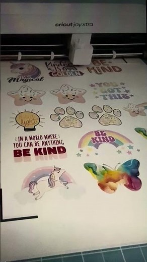 How to make Cricut Joy Xtra Stickers