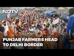 Farmers Protest: Punjab Farmers Head To Delhi Border