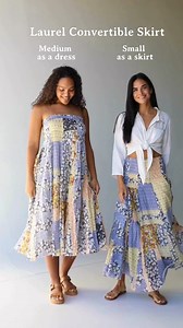 18K views · 69 reactions | How beautiful is this Laurel Convertible Skirt??  Would you rather wear it as a skirt or a dress? ✨ #springoutfits | Natural Life | Facebook
