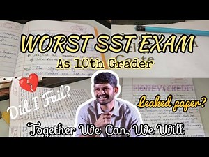 Worst SST Exam Ever 😭 | Did Digraj Sir Leak My Paper? 🤯 | Class 10 Vlog
