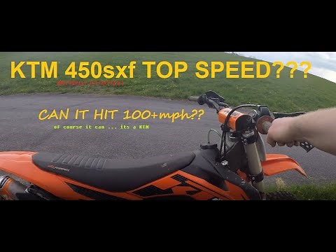 KTM 450sxf Top Speed