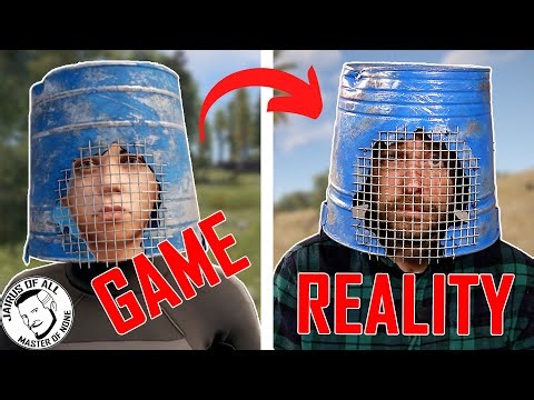 Bucket Helmet from Rust - stronger than it looks?