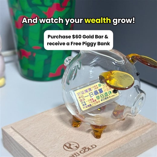 5.1K views | Small in size, big in fortune. ✨ This mini gold bar is the perfect keepsake or gift to bless someone with wealth and luck. ✅ Flexible Payments ✅ Fuss-Free 7 Days Exchange ✅ Ships out after first payment ✅ Fast & Secure Shipping ⭐ Rated 5 Stars by 8,500+ Happy Customers! | MoneyMax | Facebook