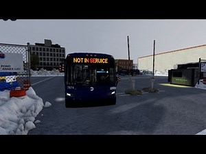 Driving a Roblox MTA Bus | Brug Industries | NYCT B52 Deadhead to Downtown Brooklyn