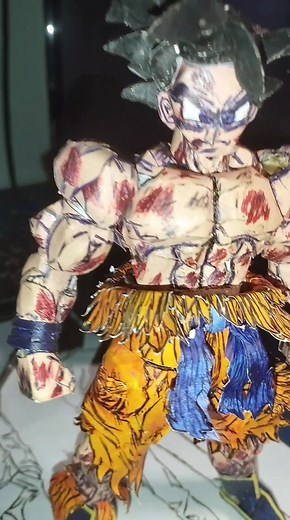 DIY Goku Paper Action Figure Tutorial