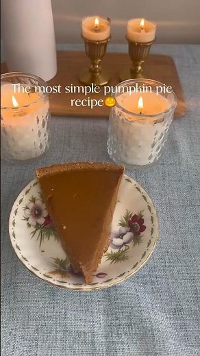 my go to pumpkin pie recipe.🥧🎃 #pumpkinpie #easyrecipe