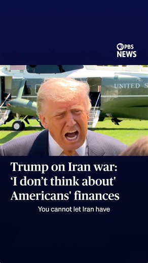 Trump on Iran talks:‘I don’t think about 'Americans' finances