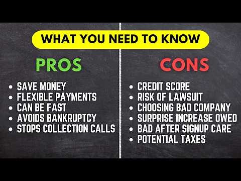 Debt Relief Program Pros and Cons (2025)