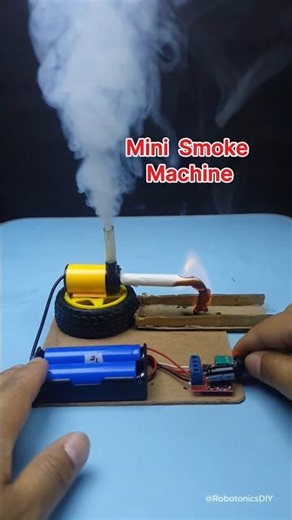 DIY Mini Smoke Machine 💨🔥 #shorts