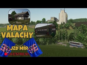FS 25 | Nová česká mapa VALACHY, založení nové farmy a pohled na mapu
