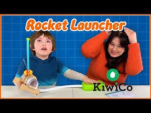 How to make a Rocket Launcher and Create Flying Rockets! | KiwiCo Subscription Box