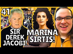 Meeting Sir Derek Jacobi & Marina Sirtis at London Film and Comic Con 2023!
