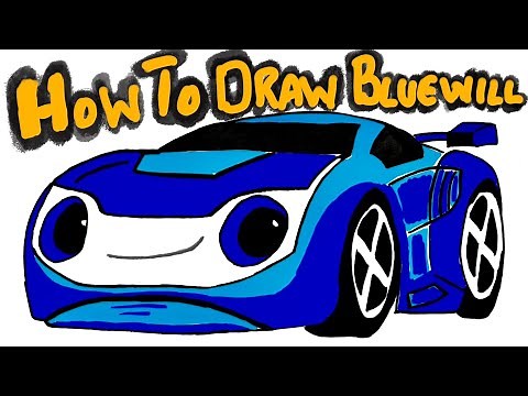 How to draw watch car Bluewill