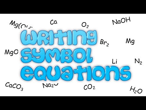 1.1/2.1 Writing Symbol Equations and Diatomic Elements (WJEC) Chemistry GCSE