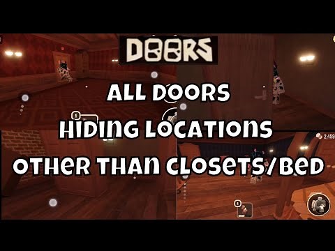ROBLOX Doors-All hiding locations other than Closet/bed