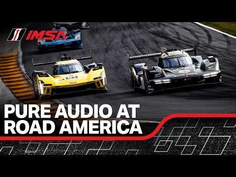 Road America ASMR | 38 Minutes of the 2024 IMSA WeatherTech Race Broadcast with Car Audio Only