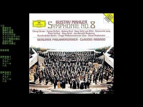 マーラー － 交響曲 第８番《千人の交響曲》第２部 日本語訳つき アバド ベルリンフィル 1994