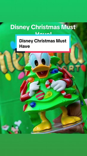 New Disney Christmas Tree Donald Duck sipper coming this Holiday season to Disney Parks! Message us on IG or FB to order! #disneychristmas #disneyholidays #disneysipper