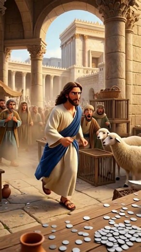 “Why Did Jesus Flip Tables in the Temple? 😳 (Shocking Truth Revealed)”