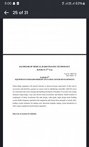 Radiotherapy Equipment and PrinciplesDiscuss the following to... | Filo