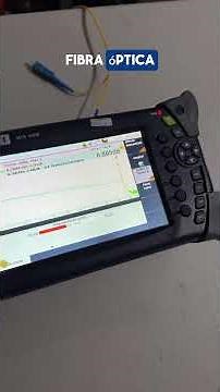 OTDR for fiber optic testing #learning #fiberoptics #otdr #maintenance #work