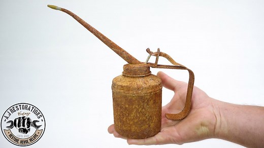 Junk 1967 Wesco Oil Can Restoration