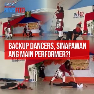 Feeling main characters 'yan?! Todo bigay ang tatlong backup dancers ng isang guro sa Capiz, at parang ayaw nilang magpatalo sa bida! Ang kabogera nilang performance, panoorin sa video na ito! | GMA News