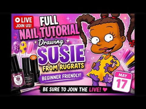 🔥 EASY NAILS NAILS NAILS 💅🏽- SUSIE 👸🏾 (BEGINNER FRIENDLY) 💅🏽 #nails #tutorial #nailart