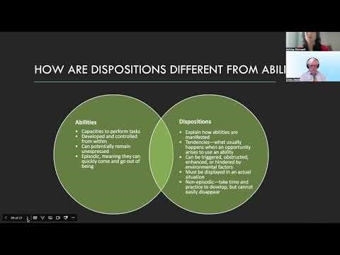 Introduction to Dispositions: Moving Beyond Skills-focused Training
