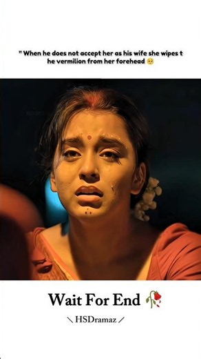 When He Does Not Accept Her As His Wife She Wipes The Vermilion From Her Forehead"💔🥺#shorts#video