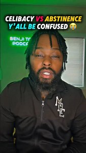 Celibacy vs Abstinence: Y’all Be Confused 😭 (Let’s Clear It Up) Celibacy and abstinence are NOT the same thing and way too many people mix them up 😭 This video breaks down the real difference between celibacy vs abstinence in a simple, funny, and real way. If you’re healing, leveling up, protecting your energy, or just tired of the confusion… this one’s for you. #Celibacy #Abstinence #SelfGrowth #HealingEra #ProtectYourEnergy DatingTalk RealTalk MindsetShift RelationshipTruth LevelUpSeason | M