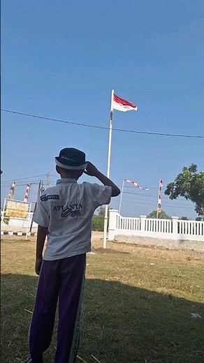 PENGHORMATAN BENDERA MERAH PUTIH | Bang Ziz Channel #shorts