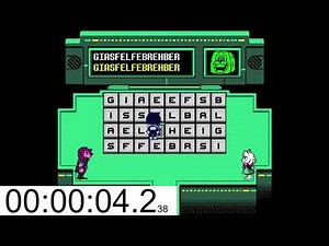 Deltarune Ice-E Catchphrase Puzzle Speedrun Any% in 4.24