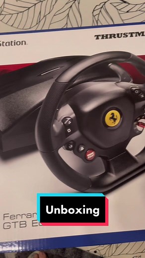 #unboxing #simracingthrustmaster #simracing #thrustmasterwheel #ferrari #TheRealPussinBoots #fyp #f1 #foryou #formula1 #simracingsetup #ps4 #ps5 #playstation