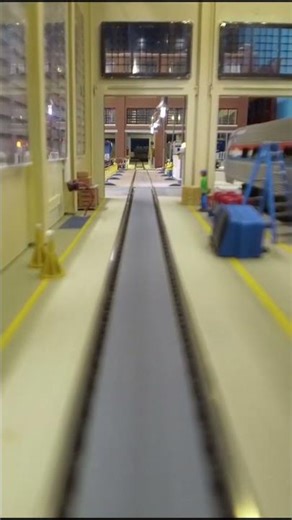 HO Ride Thru Amtrak Shops #shorts #amtraktrain