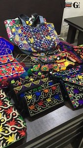 Take a sneak peek at our new Eid Hand Bags Collection😍😎 A unique blend of colors, elegance, style & practicality. Goes both with formal and casual attires Breath taking hand made embroidery designs that catches every eye. Makes Best Gift #MugArt #MugArtPK #HandBags #MugArtHQ Order Link: mugart.pk/product-category/hand-bags/ | MugArt