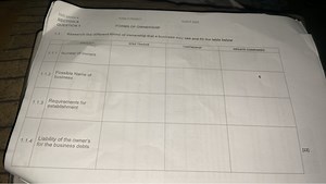 EMS GRADE 8SECTION AQUESTION 11.1 Research the different fo... | Filo
