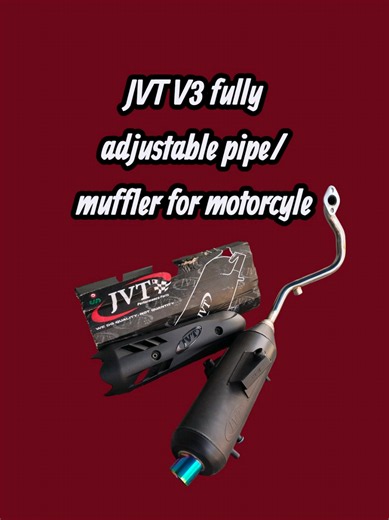 JVT V3 Fully Adjustable Muffler with Stainless Elbow — Plug & Play