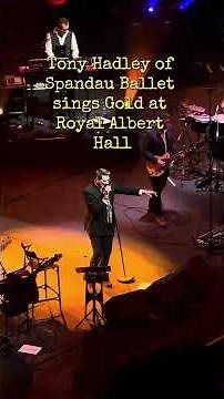 Tony Hadley sings Gold live at Royal Albert Hall. #london #royalalberthall #gold