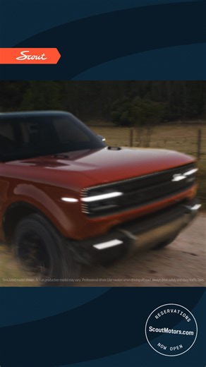 In 1980, the last Scout truck rolled off the assembly line in Fort Wayne, Indiana. Today, the first new vehicle in generations to carry the Scout badge returns, ushering in a whole new era of off-road exploration. This one’s for all those who never forgot: Scouts always come back. Reservations are now open for the next generation of rugged trucks and SUVs at ScoutMotors.com | Scout Motors