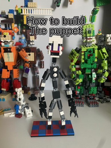 Lego how to build: the puppet #fnaf #lego #moc #howtobuild #fnaf2 #fnafpuppet