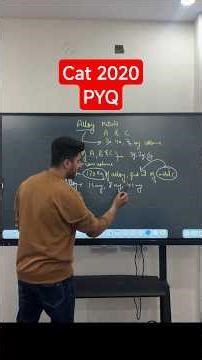 CAT 2020 PYQ That 90% Get WRONG 🤯 | Alloy Trick Exposed!