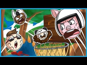 Golf With Friends Funny Moments Basketball Edition #3! - Jurassic Rage 2: The Lost Balls!