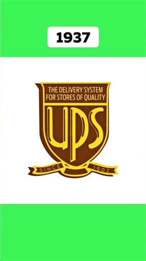 History of the Ups Logo 📦 #Ups #Yups #History #Logo #1916 #Delivery #Express #Subscribe #Shorts